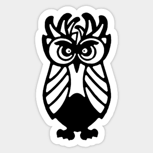 Bad hair day Owl Sticker